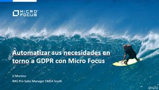 Presentacion GDPR Micro Focus