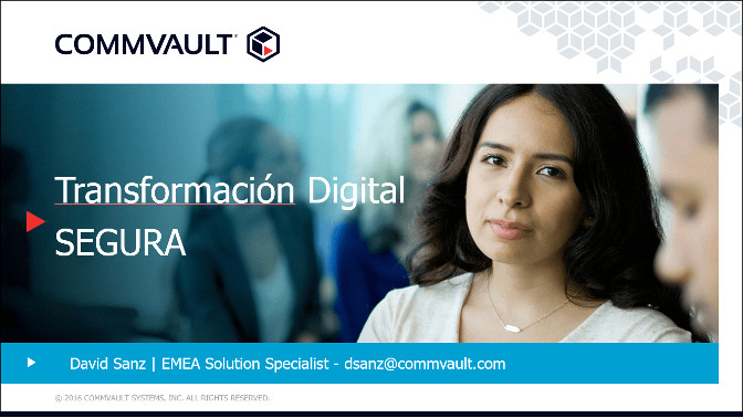 Commvault Digital Transformacion