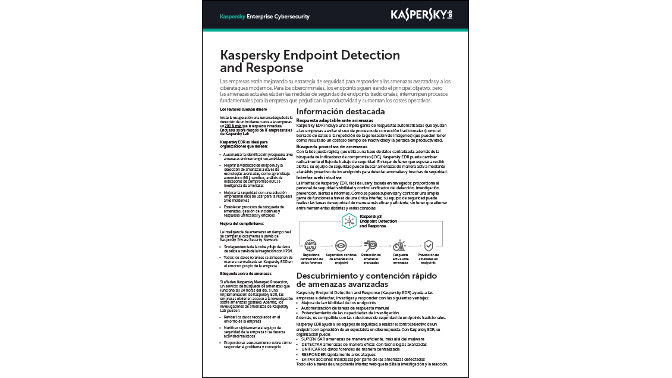 Kaspersky Endpoint Detection and Response