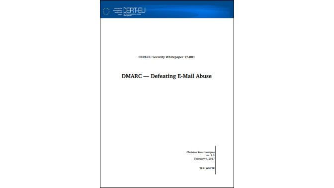 CERT-EU DMARC WP