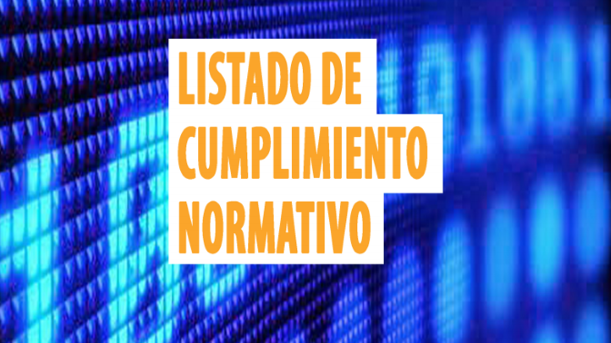 GDPR. Listado de cumplimiento