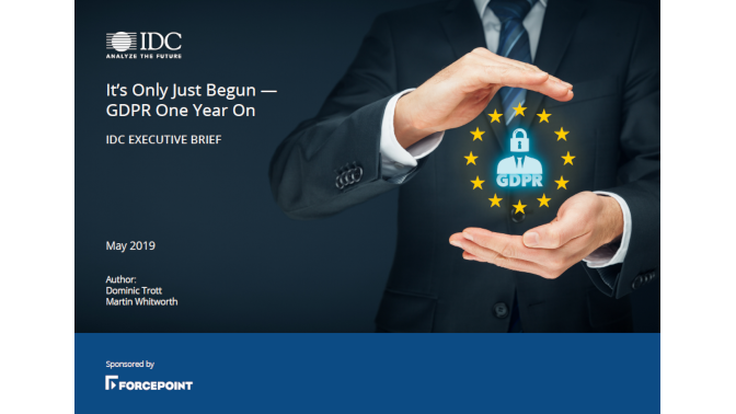 GDPR - IDC - Forcepoint