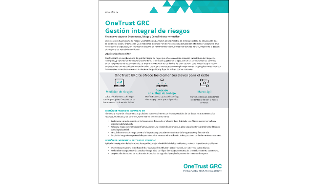 OneTrust GRC WP