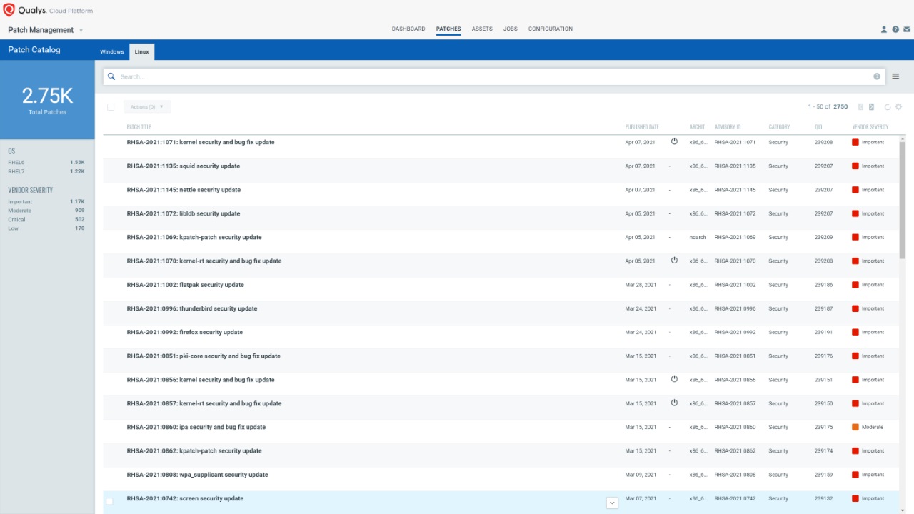 Qualys Patch Management