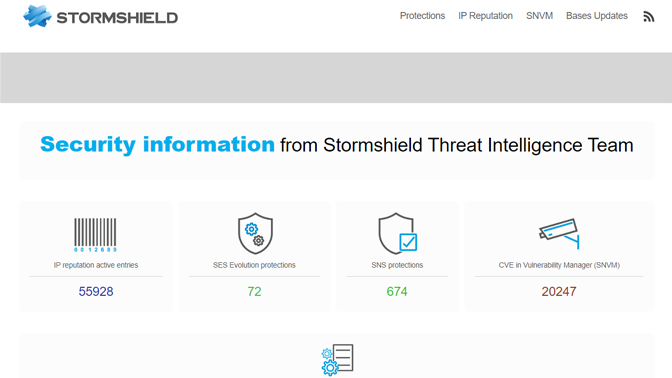 Stormshield security portal