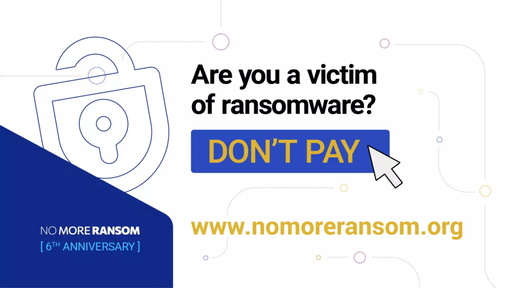 No more ransom