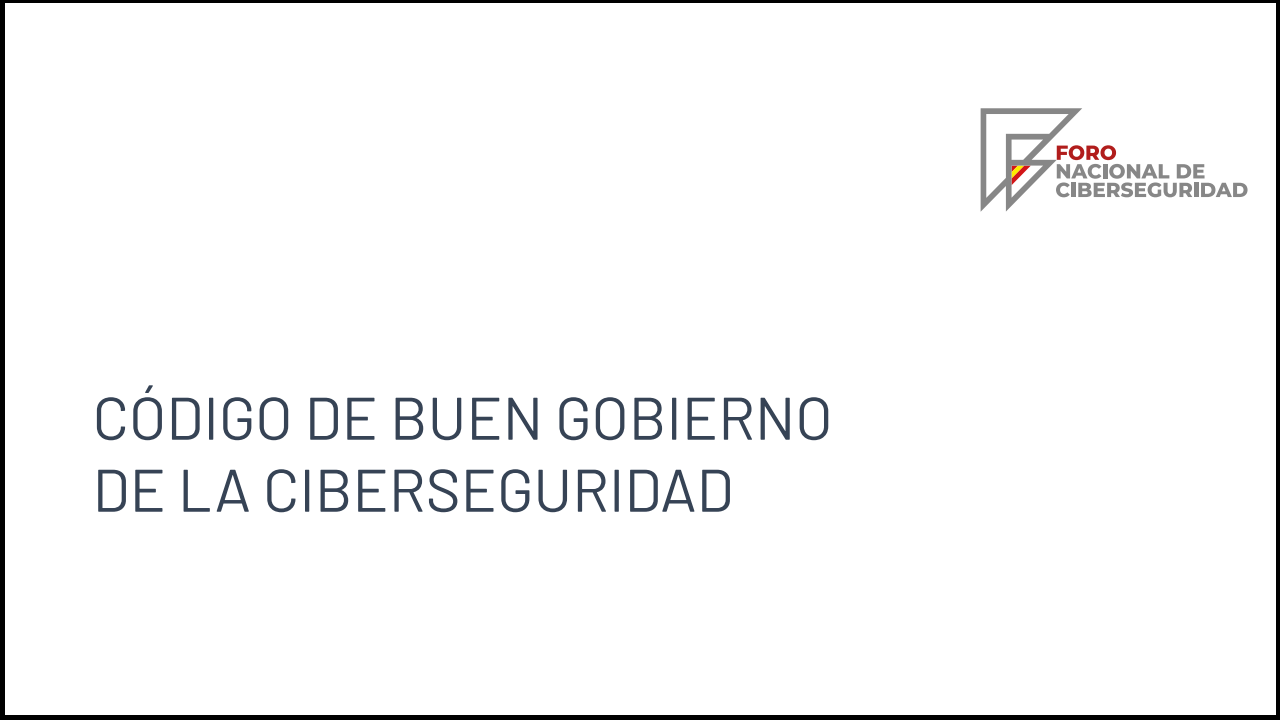 Codigo Buen Gobierno Ciberseguridad